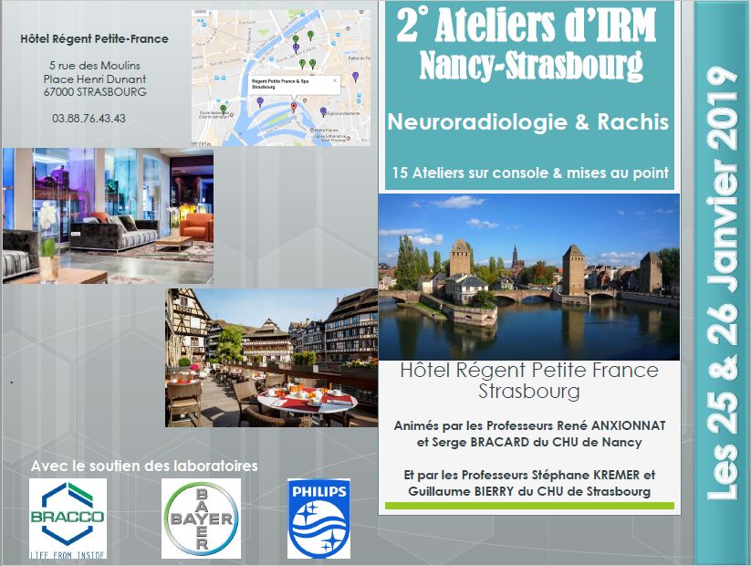 2° ateliers d'IRM Nancy-Strasbourg - Neuroradiologie & Rachis